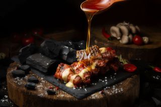 Курячі крильця у медово-гірчичному соусі   (300/50г)