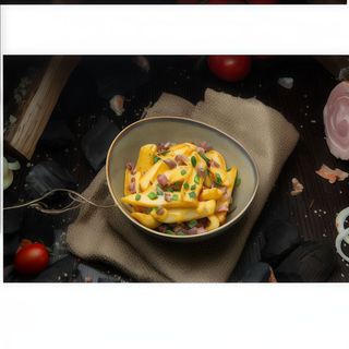 Картопляні діпи з сирним соусом, беконом та цибулею (190Г)