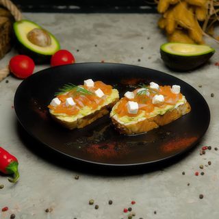 Брускетта з сьомгою 330г