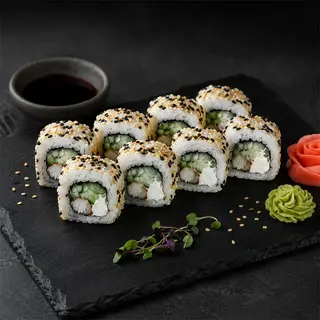 Філадельфія з вугрем в кунжуті (230г/8шт.)