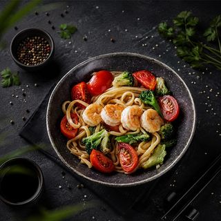 Локшина удон з креветками (350г)