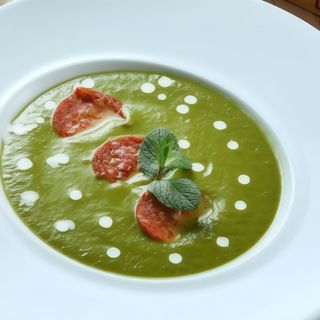 Крем-суп із броколі та шпинату (300г)