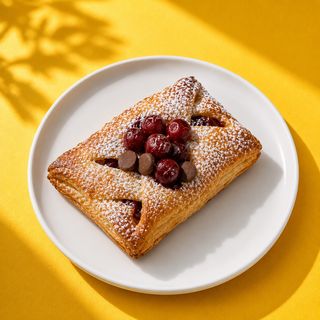 Слойка з вишнею та шоколадом (210г)