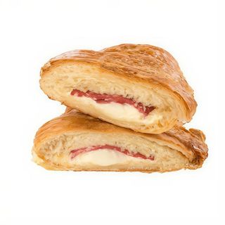 Круасан-гриль салямі з сиром