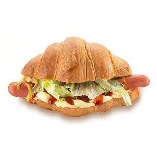Круасан хот дог класичний (200/100)
