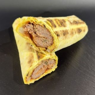 Люля-кебаб зі свинини у лаваші