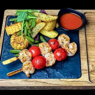 Шашлик з креветки (180 гр)