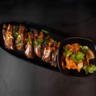 Свинні реберця з кімчі