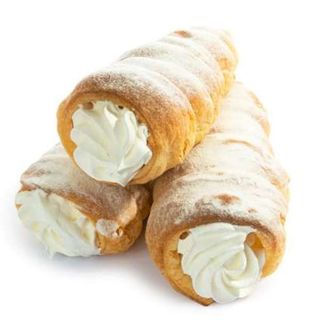 Трубочка з білковим кремом