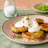 Картопляні деруни з часниковим соусом(200/30/30)