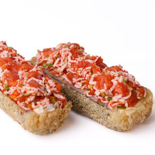 Опен рол з лососем - крабстер.