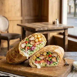Шаурма М'ясна з овочами (500г)