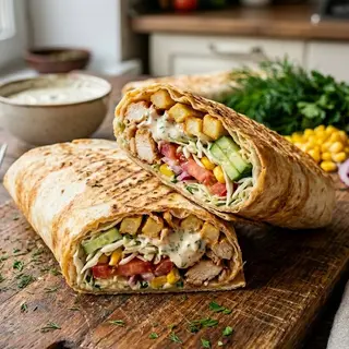 Шаурма з кукурудзою