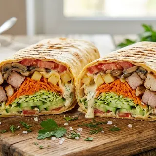 Шаурма асорті куряча