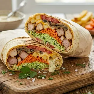 Шаурма асорті свиняча