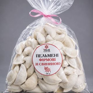 Пельмені фірмові зі свининою 500 грам