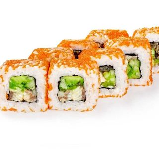 Каліфорнія з вугрем в ікрі (210г, 8шт.)