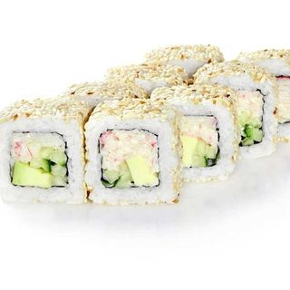 Каліфорнія з крабом в кунжуті (200г, 8шт.)