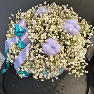 Квіти в кошику "Гіпса"