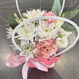Квіти в кошику "Ніжність"