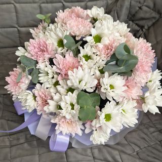 Квіти в кошику "Хризантеми"