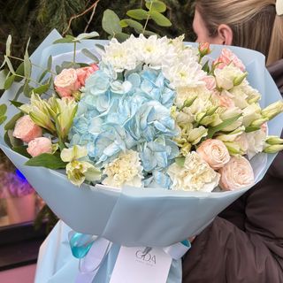 Букет квітів «Блакитний»