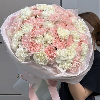 Букет із 51 гвоздики мікс