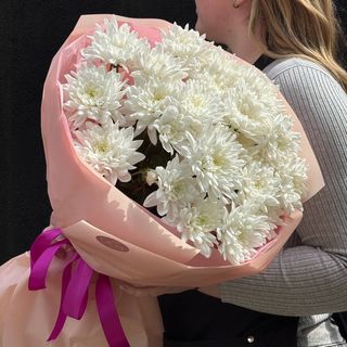 Букет із 7 Хризантем Балтика біла