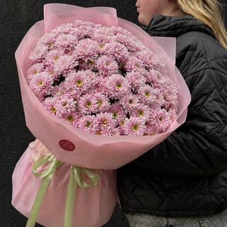 Букет із 11 Хризантем Рожевих