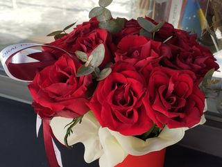 Квіти в коробці "Кохання"