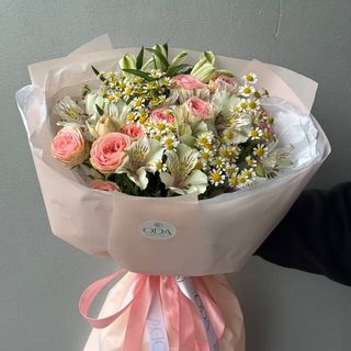 Букет квітів « Peach Tenderness»