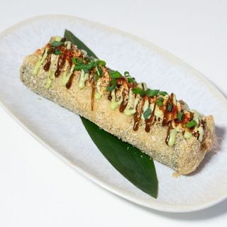 Хот-рол з лососем гриль 