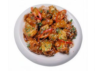 Курка в кисло-солодкому соусі та апельсинами (300г)