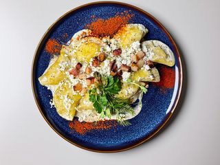 Вареники з картоплею та сиром (300/20г)