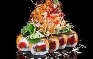 Фреш-рол з хрустким черевцем лосося (350гр)