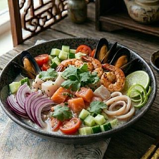 Салат з морепродуктами