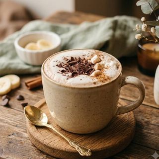 Какао на банановому молоці