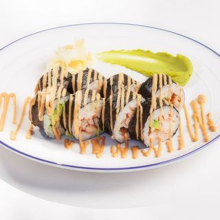 Футо-макі рол з креветкою та вугрем