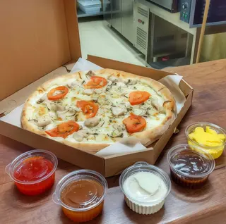 Піца Куряча з грибами (530г)