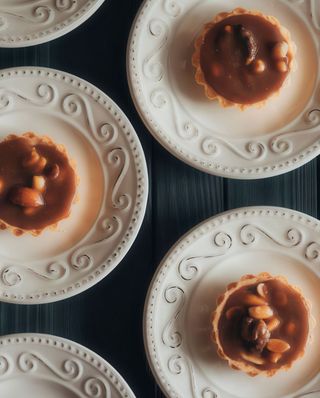 Десерт Карамельний кошик (1шт)