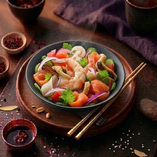 Салат з морепродуктами