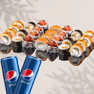 Комбо Сет + Pepsi 0,33 2шт