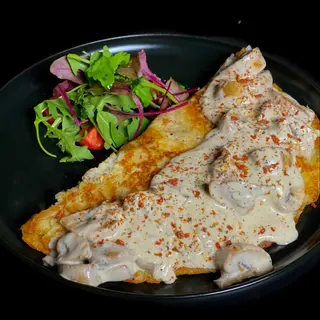 Скажений дерун з куркою та грибами (510 гр)