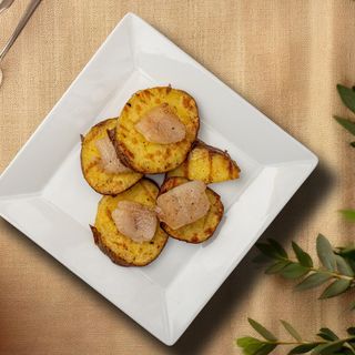 Картопля з салом на мангалі (250г)