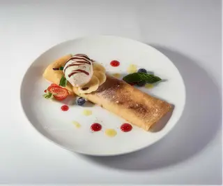 Млинці з бананом та шоколадом (160г)