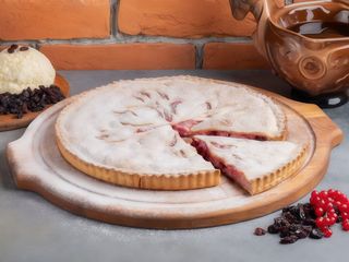 Пиріг з вишнями та маком(600г)