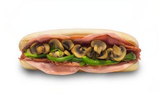 Чіабата зі смаженими печерицями