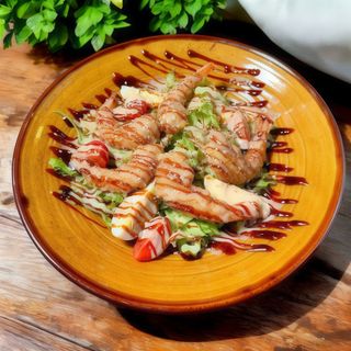 Салат креветка темпура (230г)