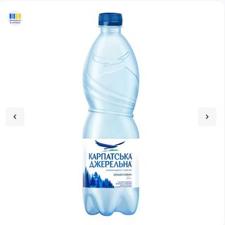 Карпатська джерельна газована (500мл)