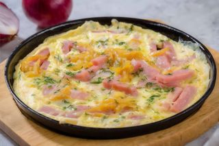 Омлет з шинкою та сиром (200/30г)